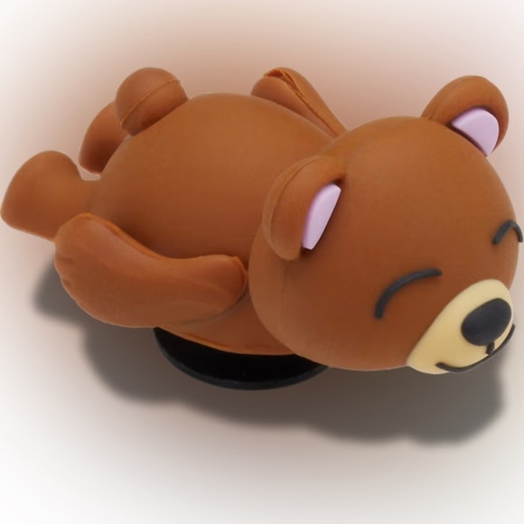CROCS 3D brown bear on a tummy jibbitz - Picture 10 of 10